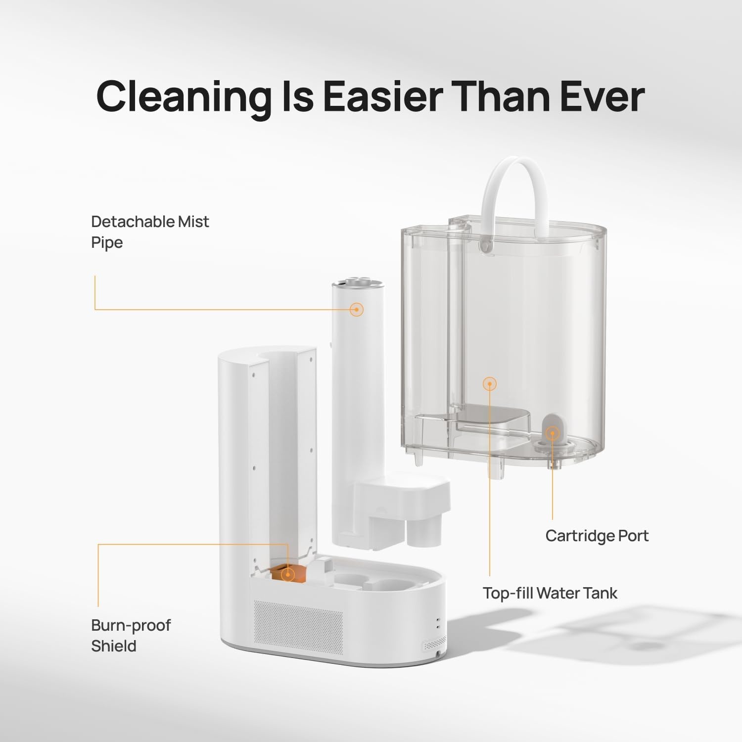 image:imageDREO 6L Smart Humidifiers for Bedroom Warm amp Cool Mist for Large Room 60Hour Quiet Runtime 500MLH Output Smart Humidity Sensor Indicator Light App Control Works with Alexa amp GoogleGrey