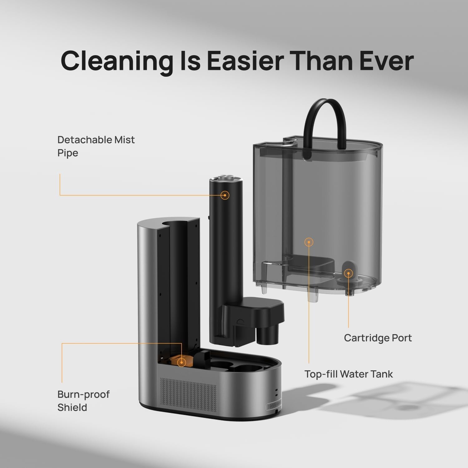 image:imageDREO 6L Smart Humidifiers for Bedroom Warm amp Cool Mist for Large Room 60Hour Quiet Runtime 500MLH Output Smart Humidity Sensor Indicator Light App Control Works with Alexa amp GoogleSilver