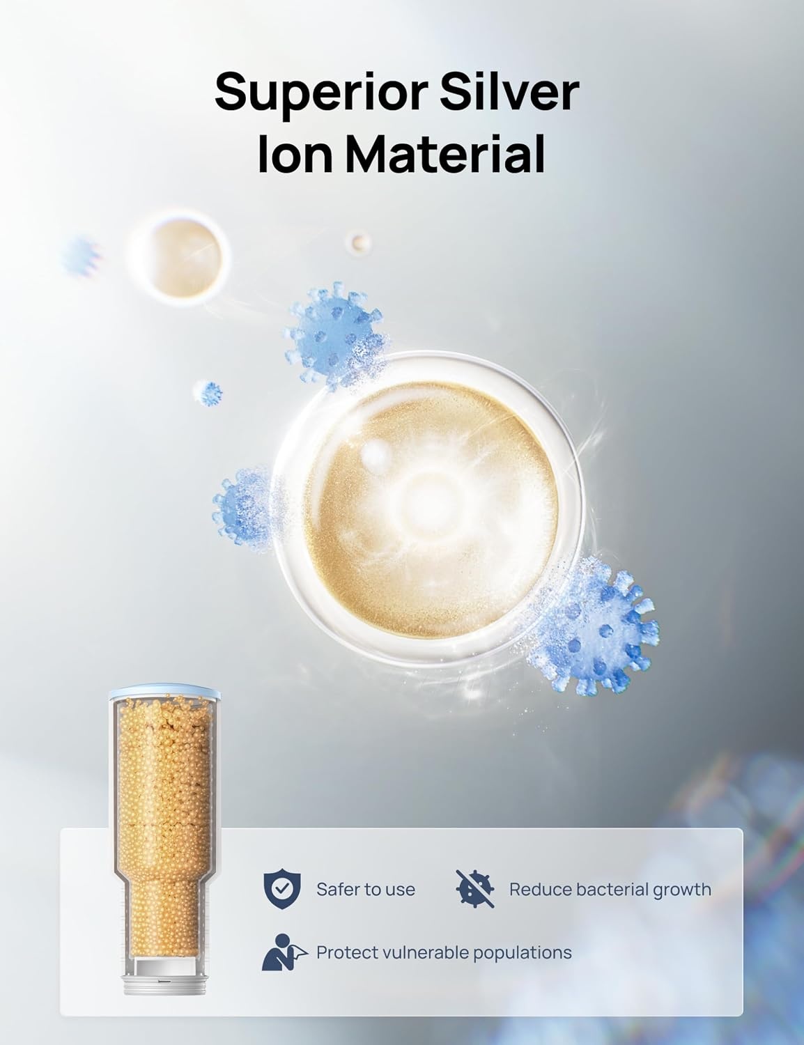 image:imageDREO Clean Mist Cartridge 3Pack for Humidifiers Compatible with DREO Humidifiers HM311311S524524S306 Reduce Contaminants Buildup Healthier Mist Easier Cleaning