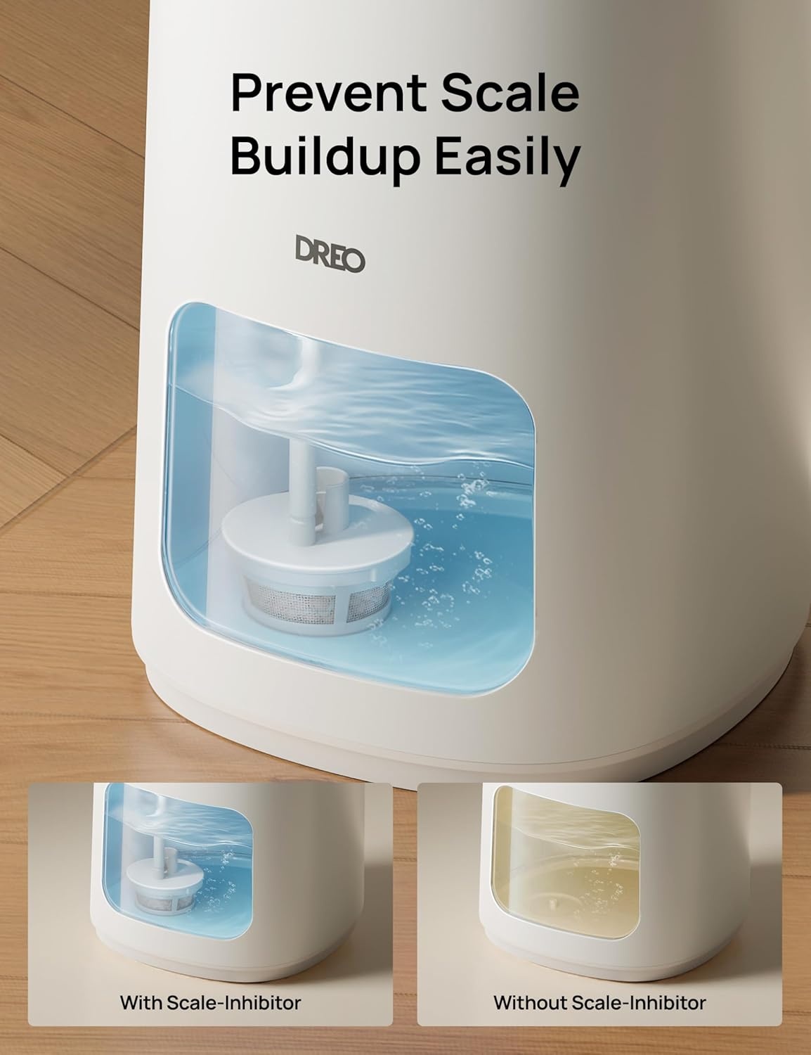 image:imageDREO ScaleInhibitor Cartridge 3Pack for Humidifier HM755S Prevent Mineral Buildup TripleLayer Tech Extend Humidifier Life Safe Material