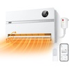image:imageDreo Smart Wall Heater Electric Space Heater for Bedroom 1500W 120 Vertical Oscillation Adjustable Thermostat Remote Control 24H Timer EasyMount Heater for Indoor Use Works with Alexa WH719SWhite