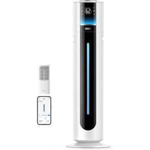 DREO 11L Humidifier Large Room 700ft², 100H Smart Cool Mist Humidifers for Bedroom, 21dB Quiet, Top Fill, Clean Tank Technology, App & Remote Control, Aroma Box, RGB, 12h Timer, White, Humidifer 747S(White)