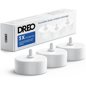 DREO Scale-Inhibitor Cartridge 3-Pack for Humidifiers HM735S, Prevent Mineral Build-up, Extend Humidifier Life, Safe Material