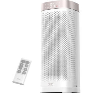 DREO Space Heaters for Indoor Use, 16 Inch Fast Heating Portable Heaters with Remote, 12H Timer, 70° Oscillation, Overheat Protection, Safety Heat, Large PTC Ceramic Electric for Bedroom Home Office(White)
