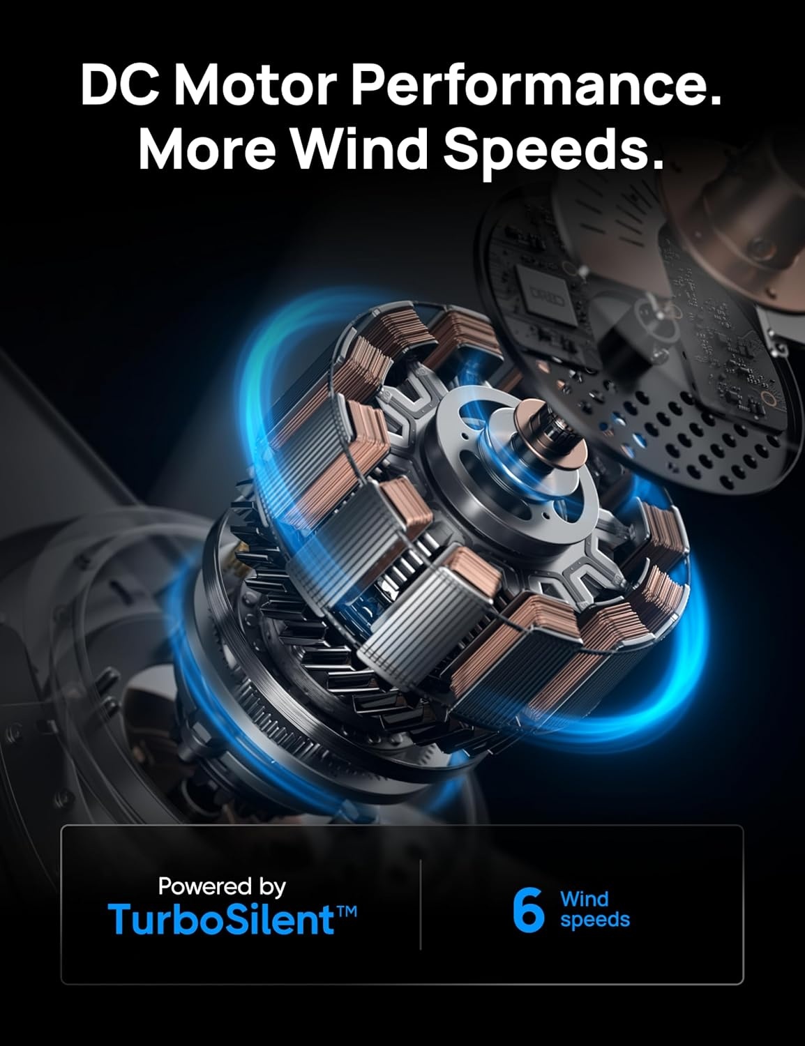 image:imageDREO Ceiling Fan 44 Inch Low Profile Ceiling Fan with Light and Remote 5CCT LED 6Level Dimmable 6Speed Reversible Motor 22 dB Timer EasyInstall Black Flush Mount for BedroomSilver