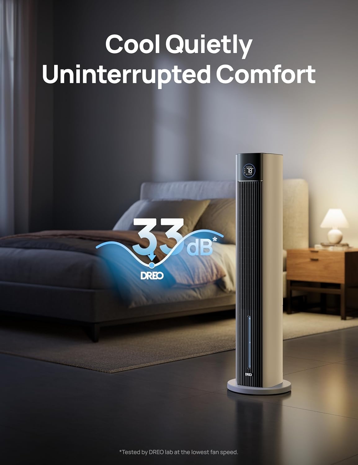 image:imageDREO Evaporative Air Swamp Cooler 43 Cooling Fans that Blow Cold Air 2025 Upgraded 85 Oscillating Floor Fan for Bedroom Easy Cleaning APP Control Ice Packs 4 Speeds amp 4 Modes 12H Timer WhiteWhite