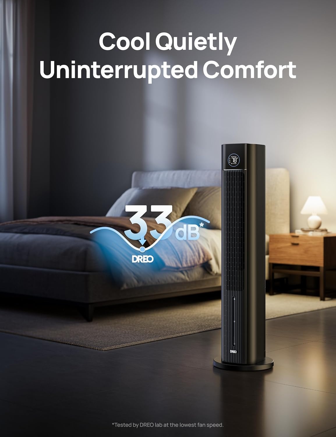 image:imageDREO Evaporative Air Swamp Cooler 43 Cooling Fans that Blow Cold Air 2026 Upgraded 80 Oscillating Floor Fan for Bedroom Easy Cleaning APP Control Ice Packs 4 Speeds amp 4 Modes 12H Timer WhiteBlack
