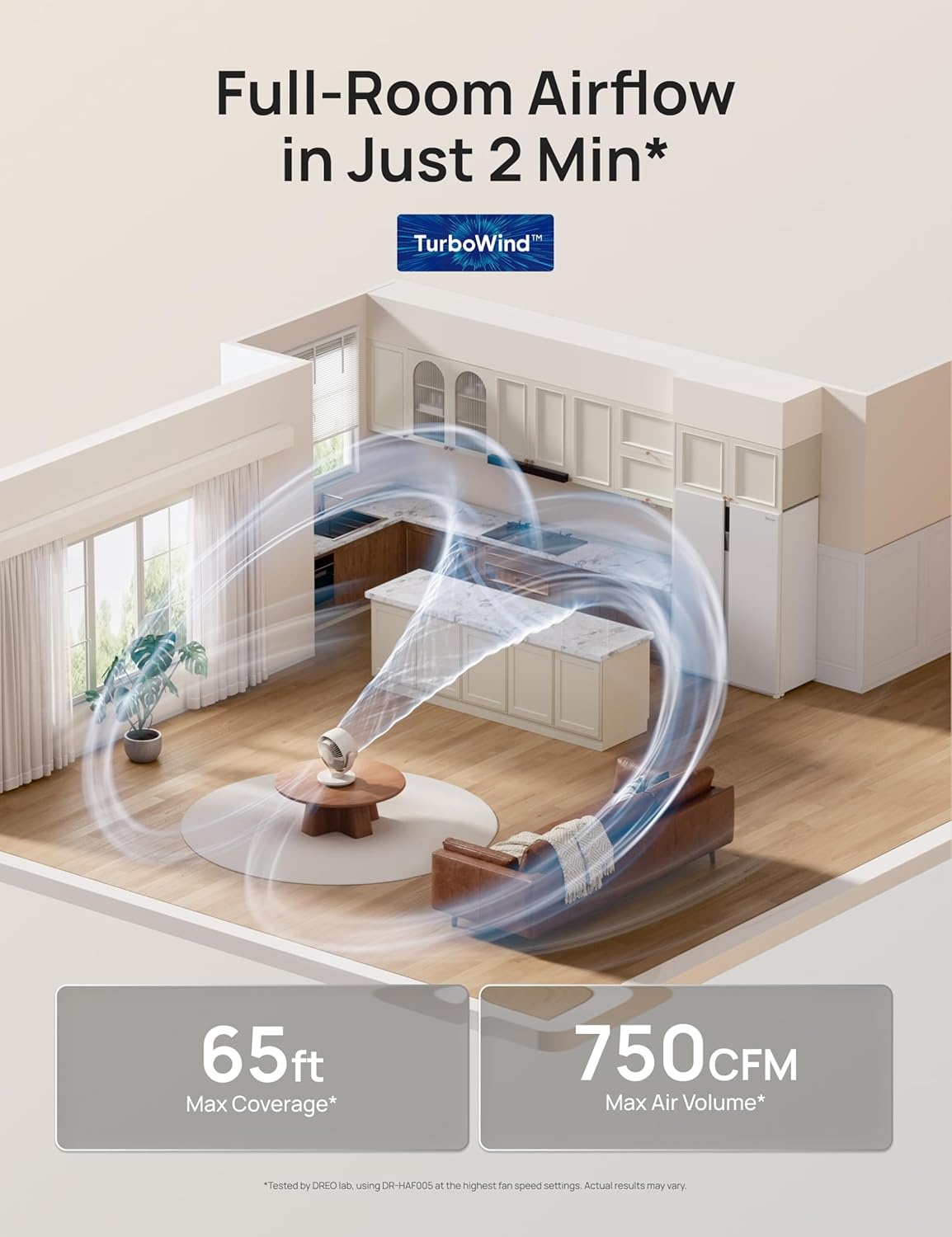 image:imageDREO Fan for Bedroom Desk Air Circulator Fans with Remote 11 Inch Table Fan for Whole Room 65ft Powerful Airflow 120 Vertical Manual and 90 Oscillating 4 Speeds 8H Timer 25dB Quiet HomePury White