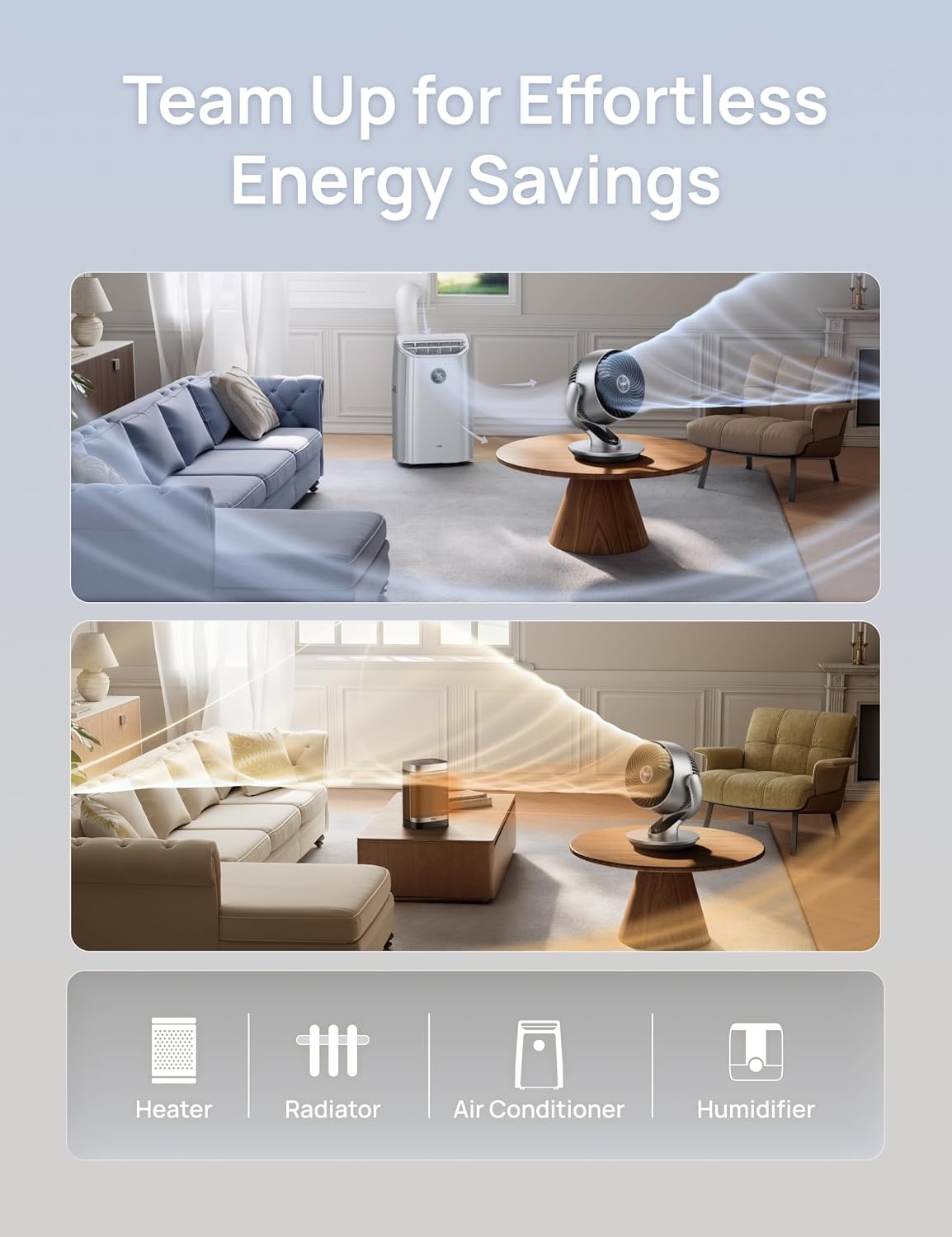 image:imageDREO Smart Fan for Bedroom120 Vertical and 90 Oscillating Fan with RemoteVoice 13 Inch Height Quiet Air Circulator for Whole Room 70 ft 4 Speeds 5 Modes 12H Timer Desk Fans for Home OfficeSilver