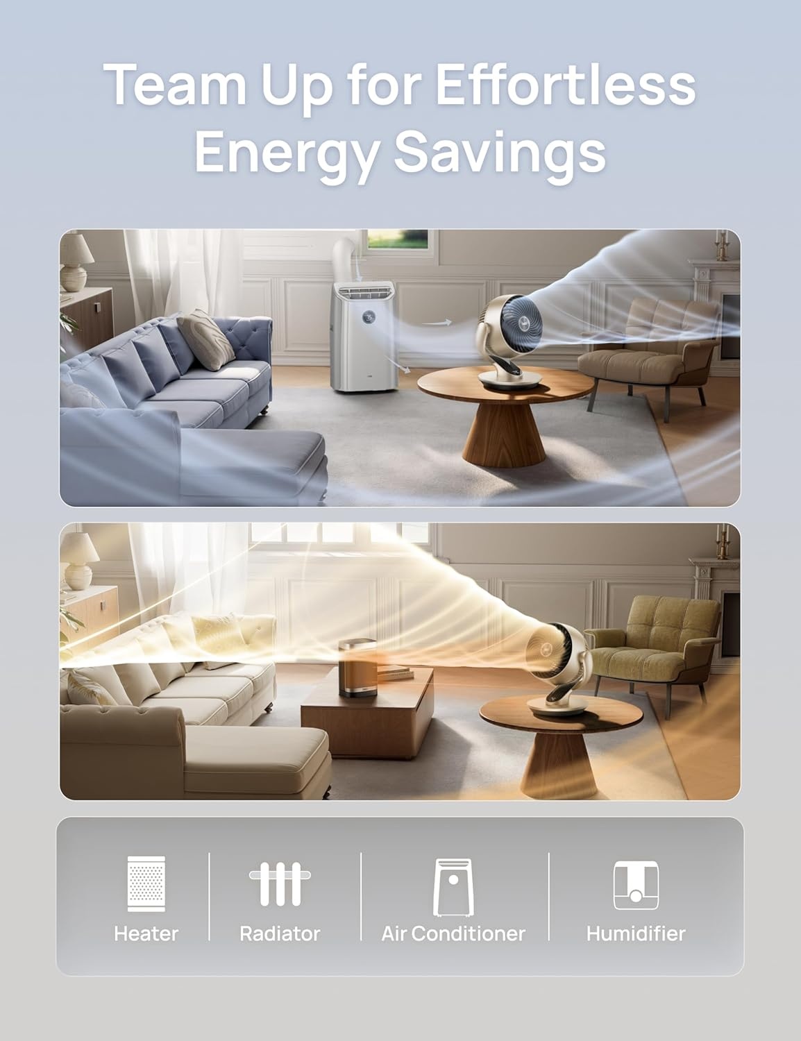 image:imageDREO Smart Fan for Bedroom120 Vertical and 90 Oscillating Fan with RemoteVoice 13 Inch Height Quiet Air Circulator for Whole Room 70 ft 4 Speeds 5 Modes 12H Timer Desk Fans for Home OfficeGold