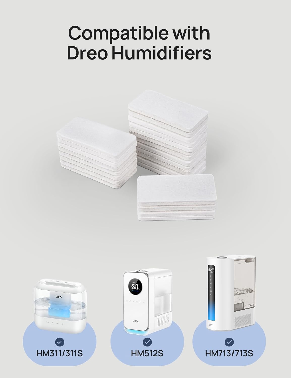 image:imageDreo Aroma Pads 24Pack for humidifiers Compatible Humidifiers Diffuse Fragrances