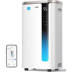 DREO Energy Star 2026 Smart Dehumidifier for Basement, 7L(1.85 Gal) Large Water Tank, Quiet 41dB, Home & Large Room up to 2000 Sq Ft, Drain Hose Included, Auto Humidity Control, 3 Fan Speeds, Timer(Gold)
