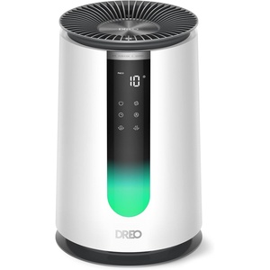 DREO Home Air Purifier 338, Bedroom HEPA Air Cleaner for Dorm Room, Pets, Smoke, Dust, Pollen,Odor with Scent Diffuser,PM2.5 Quality Monitor, 4 Fan Speeds & Auto/Turbo/18dB Quiet Sleep Mode, DR-HAP008
