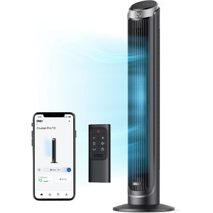DREO Smart Tower Fan for Bedroom, 90° Oscillating 40″ Standing Fan, 26ft/s High-Speed 5 Speeds 4 Modes, Quiet Room Floor Fans, Touch/Remote/APP & Voice Control, Work with Alexa, 12H Timer, Silver(Silver)