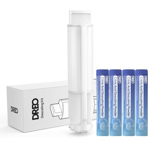 DREO Citric Acid Descaling Powder, Compatible RO Water Filter 112 & 113 & 114 & 115, Removes Scale Buildup, Prolongs Machine & Filter Lifespan, 4 Individually Packed, 50g each for Cleaning