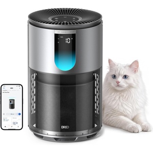 DREO Smart Pet Air Purifier for Home, Bedrooms Air Cleaner with Wi-Fi/Voice/Alexa, Auto/Turbo/HEPA Sleep Mode for Smoke, Dust, Pollen, Odor, PM2.5 Quality Monitor, 4 Speeds, DR-HAP009AS (DREO 539AS)